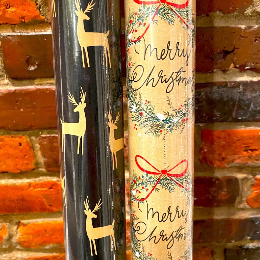Set of 2 Christmas Wrapping paper
